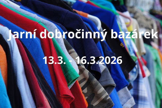 Jarní dobročinný bazárek 2026